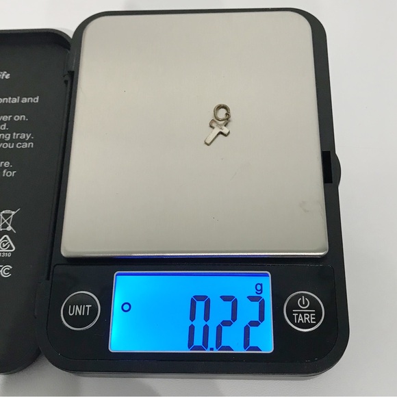 Vintage Tiny Blue Enamel Italian Cross Catholic Necklace Bracelet Pendant Charm - Picture 14 of 14